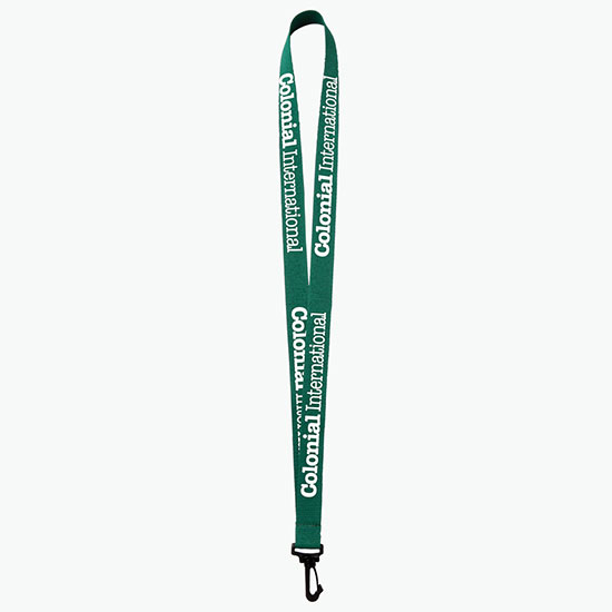 Plan Ahead & Save 3/4 Polyester Lanyard w/Plastic J-Hook