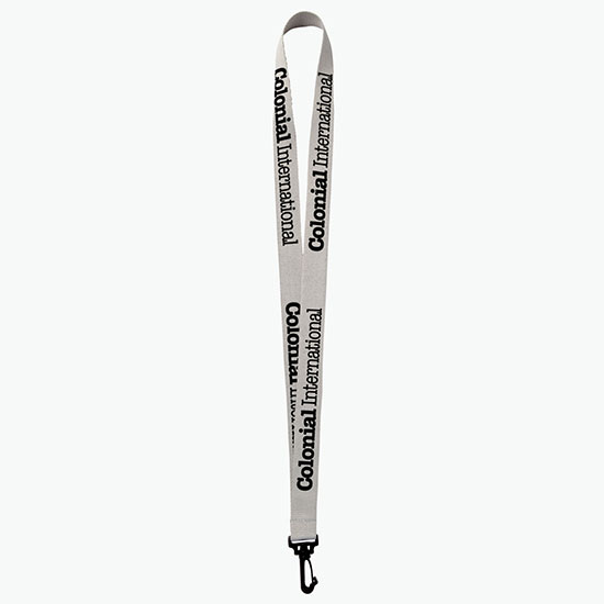 Plan Ahead & Save 3/4 Polyester Lanyard w/Plastic J-Hook