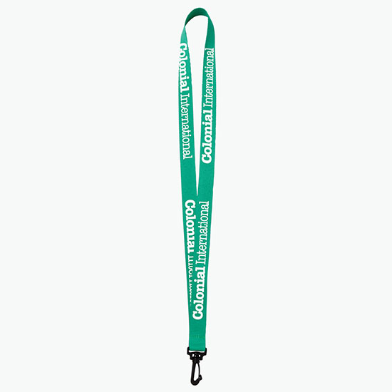 Plan Ahead & Save 3/4 Polyester Lanyard w/Plastic J-Hook