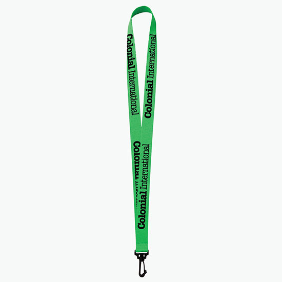Plan Ahead & Save 3/4 Polyester Lanyard w/Plastic J-Hook