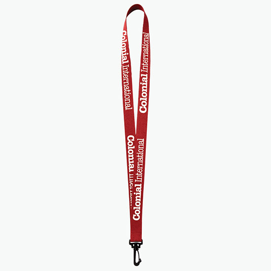 Plan Ahead & Save 3/4 Polyester Lanyard w/Plastic J-Hook