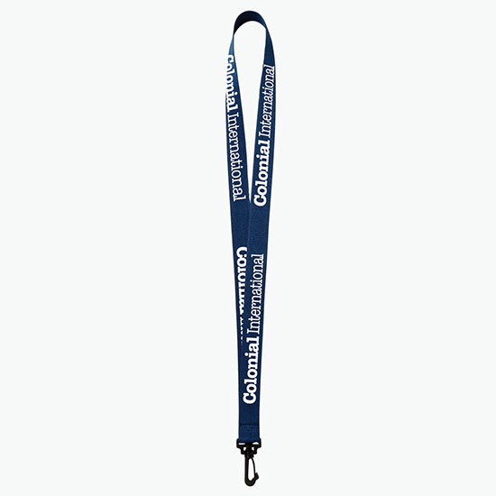 Plan Ahead & Save 3/4 Polyester Lanyard w/Plastic J-Hook