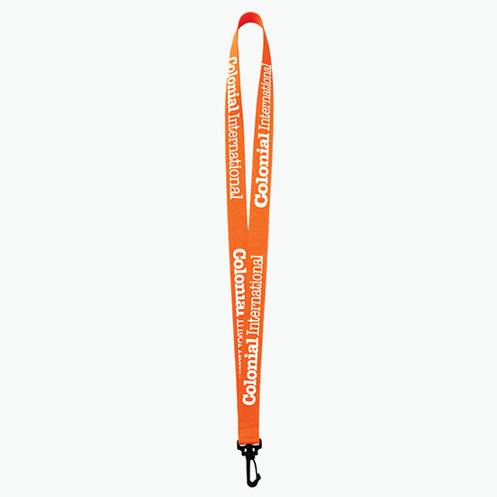 Plan Ahead & Save 3/4 Polyester Lanyard w/Plastic J-Hook