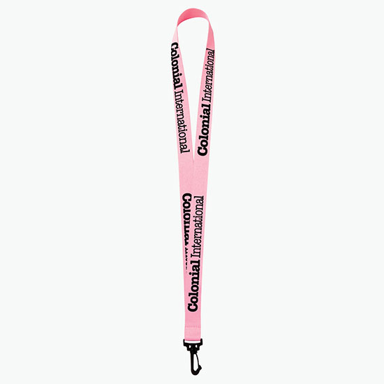 Plan Ahead & Save 3/4 Polyester Lanyard w/Plastic J-Hook