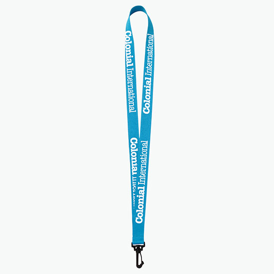 Plan Ahead & Save 3/4 Polyester Lanyard w/Plastic J-Hook