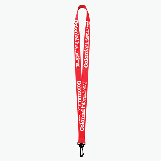 Plan Ahead & Save 3/4 Polyester Lanyard w/Plastic J-Hook