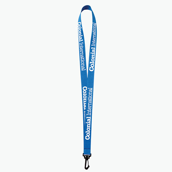 Plan Ahead & Save 3/4 Polyester Lanyard w/Plastic J-Hook
