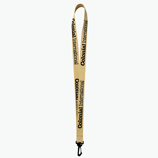 Plan Ahead & Save 3/4 Polyester Lanyard w/Plastic J-Hook