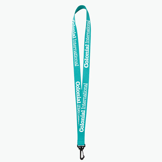 Plan Ahead & Save 3/4 Polyester Lanyard w/Plastic J-Hook