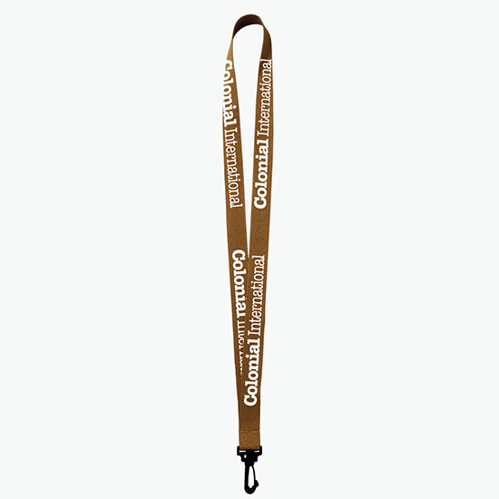 Plan Ahead & Save 3/4 Polyester Lanyard w/Plastic J-Hook