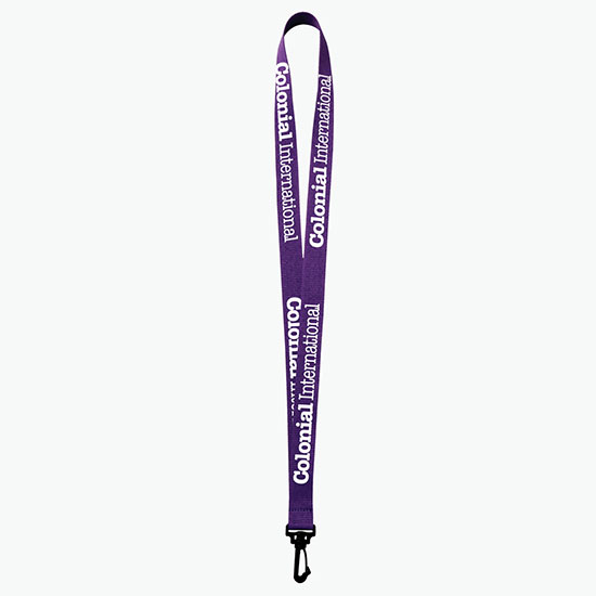 Plan Ahead & Save 3/4 Polyester Lanyard w/Plastic J-Hook