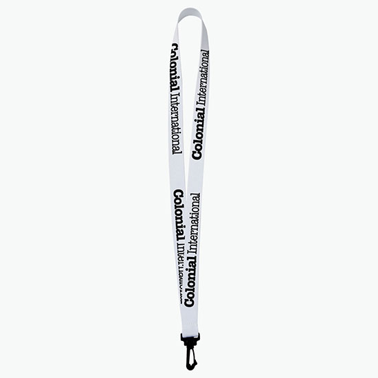 Plan Ahead & Save 3/4 Polyester Lanyard w/Plastic J-Hook
