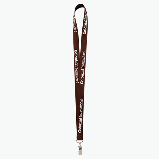 Plan Ahead & Save 3/4 Polyester Lanyard w/Swivel Bulldog Clip