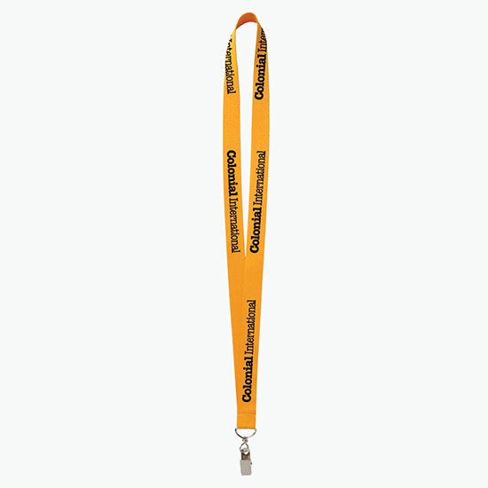 Plan Ahead & Save 3/4 Polyester Lanyard w/Swivel Bulldog Clip