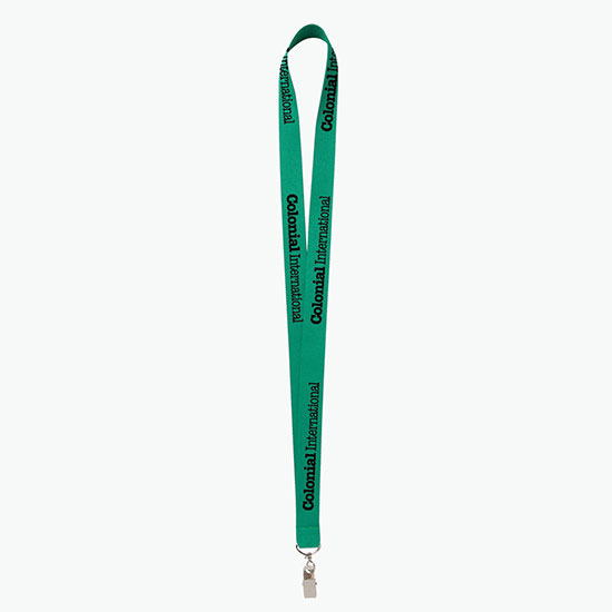 Plan Ahead & Save 3/4 Polyester Lanyard w/Swivel Bulldog Clip
