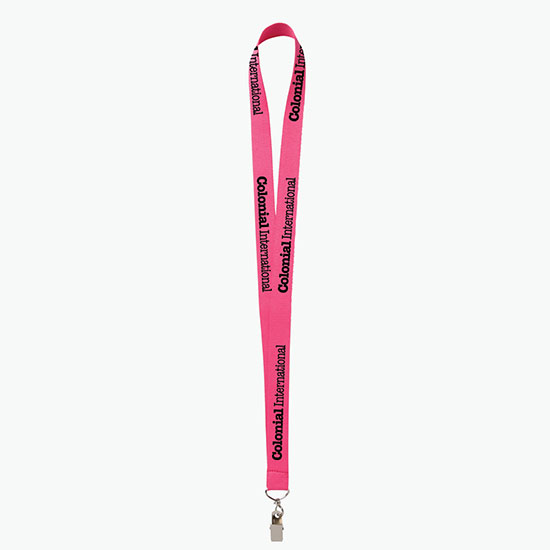 Plan Ahead & Save 3/4 Polyester Lanyard w/Swivel Bulldog Clip