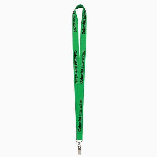 Plan Ahead & Save 3/4 Polyester Lanyard w/Swivel Bulldog Clip