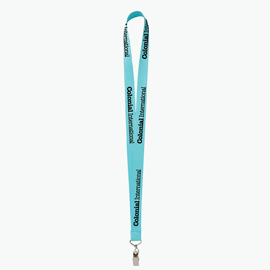 Plan Ahead & Save 3/4 Polyester Lanyard w/Swivel Bulldog Clip