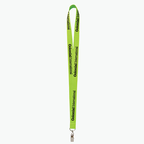 Plan Ahead & Save 3/4 Polyester Lanyard w/Swivel Bulldog Clip