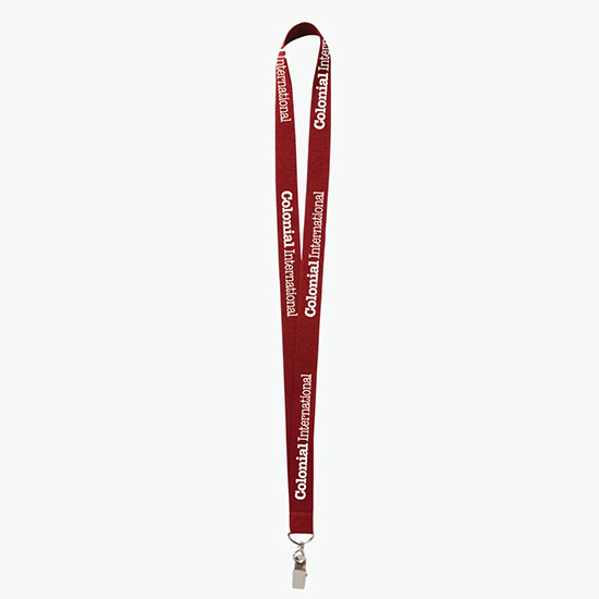 Plan Ahead & Save 3/4 Polyester Lanyard w/Swivel Bulldog Clip