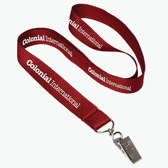 Plan Ahead & Save 3/4 Polyester Lanyard w/Swivel Bulldog Clip