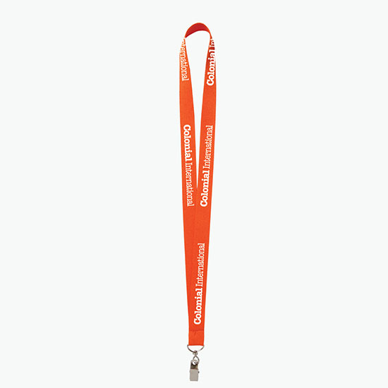Plan Ahead & Save 3/4 Polyester Lanyard w/Swivel Bulldog Clip