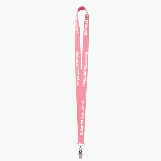 Plan Ahead & Save 3/4 Polyester Lanyard w/Swivel Bulldog Clip
