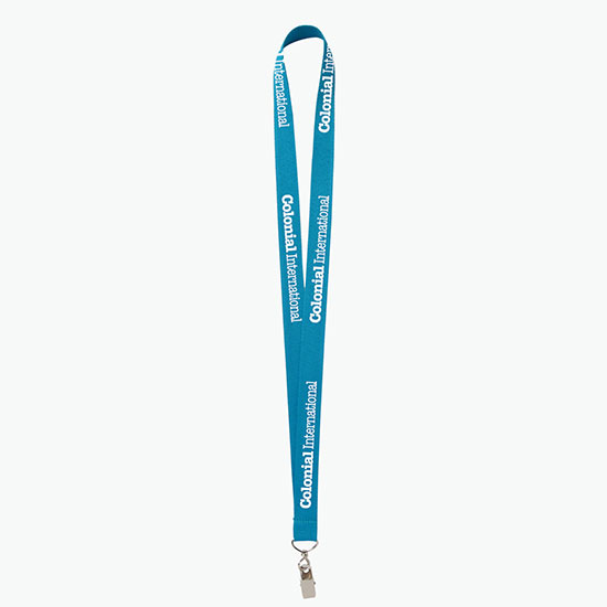 Plan Ahead & Save 3/4 Polyester Lanyard w/Swivel Bulldog Clip