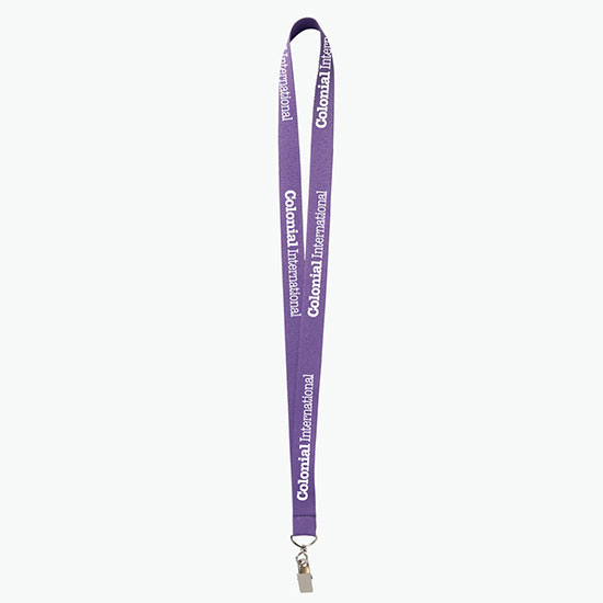Plan Ahead & Save 3/4 Polyester Lanyard w/Swivel Bulldog Clip