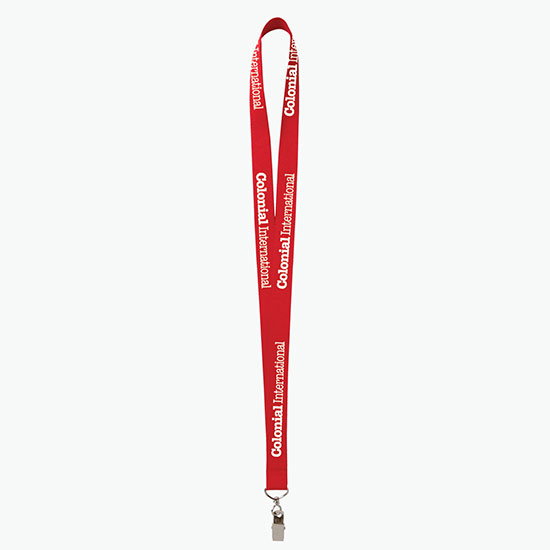 Plan Ahead & Save 3/4 Polyester Lanyard w/Swivel Bulldog Clip