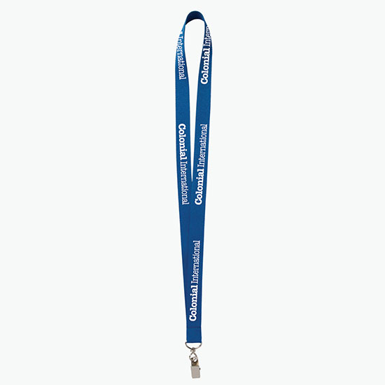 Plan Ahead & Save 3/4 Polyester Lanyard w/Swivel Bulldog Clip