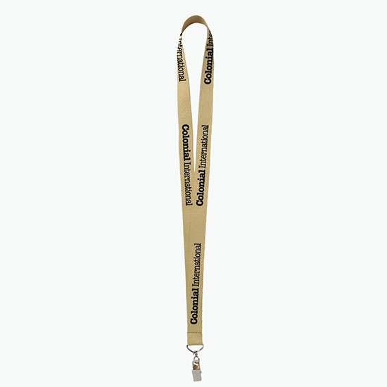 Plan Ahead & Save 3/4 Polyester Lanyard w/Swivel Bulldog Clip