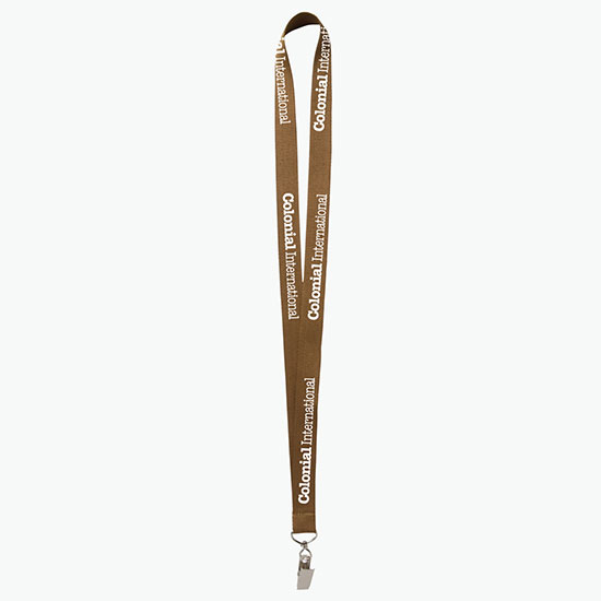 Plan Ahead & Save 3/4 Polyester Lanyard w/Swivel Bulldog Clip