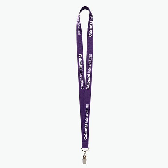 Plan Ahead & Save 3/4 Polyester Lanyard w/Swivel Bulldog Clip