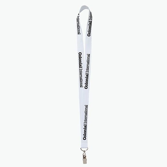 Plan Ahead & Save 3/4 Polyester Lanyard w/Swivel Bulldog Clip