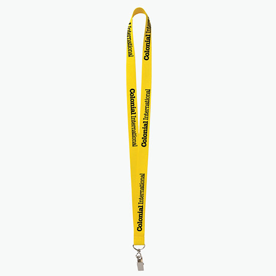 Plan Ahead & Save 3/4 Polyester Lanyard w/Swivel Bulldog Clip