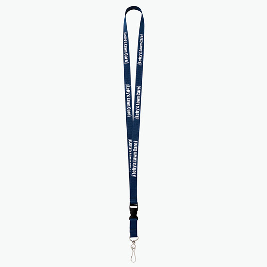 Plan Ahead & Save 5/8 Polyester Lanyard with Buckle Release w/J-Hook