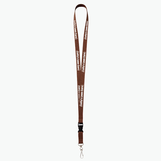 Plan Ahead & Save 5/8 Polyester Lanyard with Buckle Release w/J-Hook