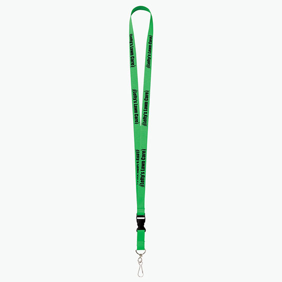 Plan Ahead & Save 5/8 Polyester Lanyard with Buckle Release w/J-Hook
