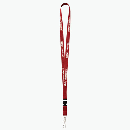 Plan Ahead & Save 5/8 Polyester Lanyard with Buckle Release w/J-Hook