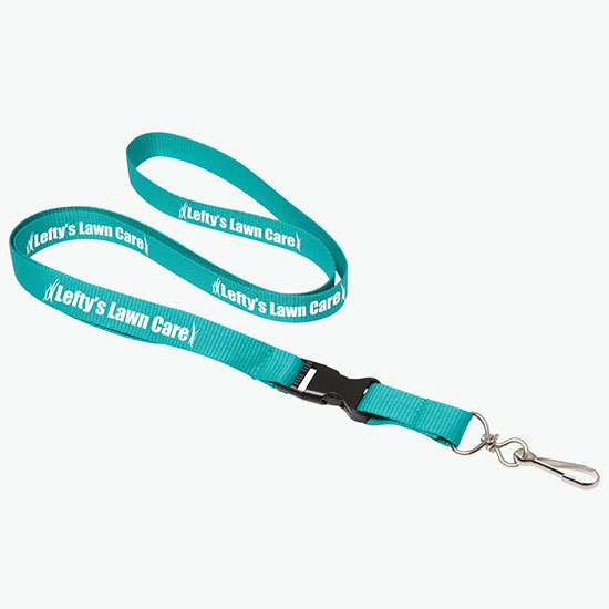 Plan Ahead & Save 5/8 Polyester Lanyard with Buckle Release w/J-Hook