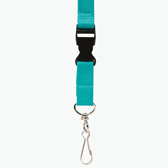 Plan Ahead & Save 5/8 Polyester Lanyard with Buckle Release w/J-Hook