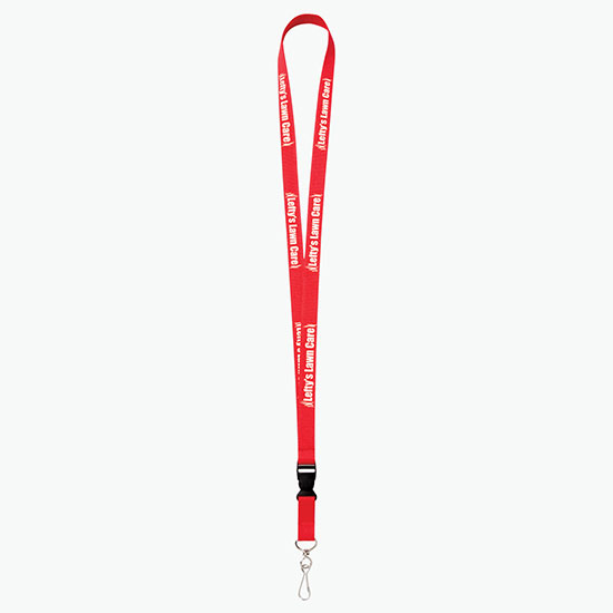 Plan Ahead & Save 5/8 Polyester Lanyard with Buckle Release w/J-Hook