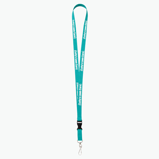 Plan Ahead & Save 5/8 Polyester Lanyard with Buckle Release w/J-Hook