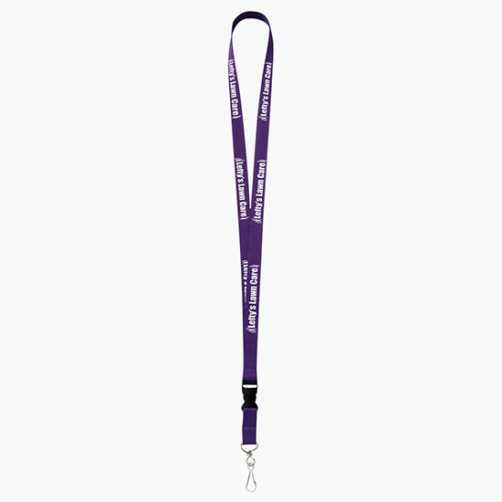 Plan Ahead & Save 5/8 Polyester Lanyard with Buckle Release w/J-Hook