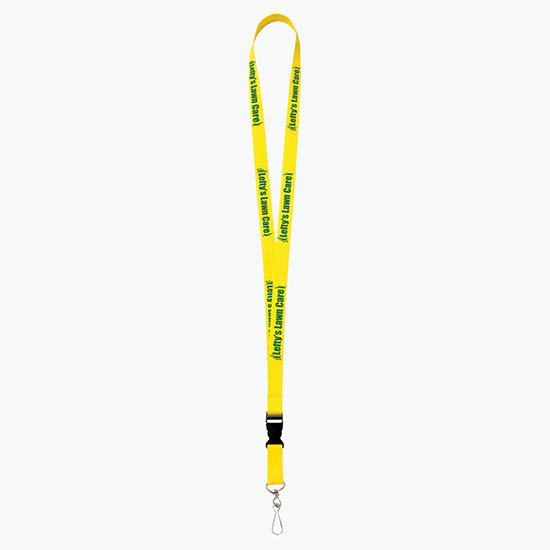 Plan Ahead & Save 5/8 Polyester Lanyard with Buckle Release w/J-Hook
