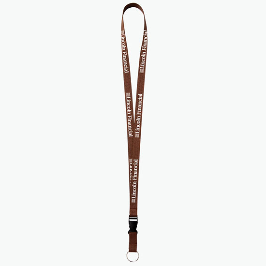 Plan Ahead & Save 5/8 Polyester Lanyard with Buckle Release w/Key Ring