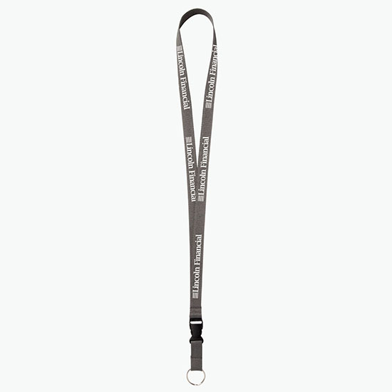 Plan Ahead & Save 5/8 Polyester Lanyard with Buckle Release w/Key Ring