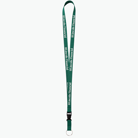 Plan Ahead & Save 5/8 Polyester Lanyard with Buckle Release w/Key Ring