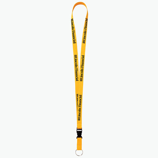 Plan Ahead & Save 5/8 Polyester Lanyard with Buckle Release w/Key Ring